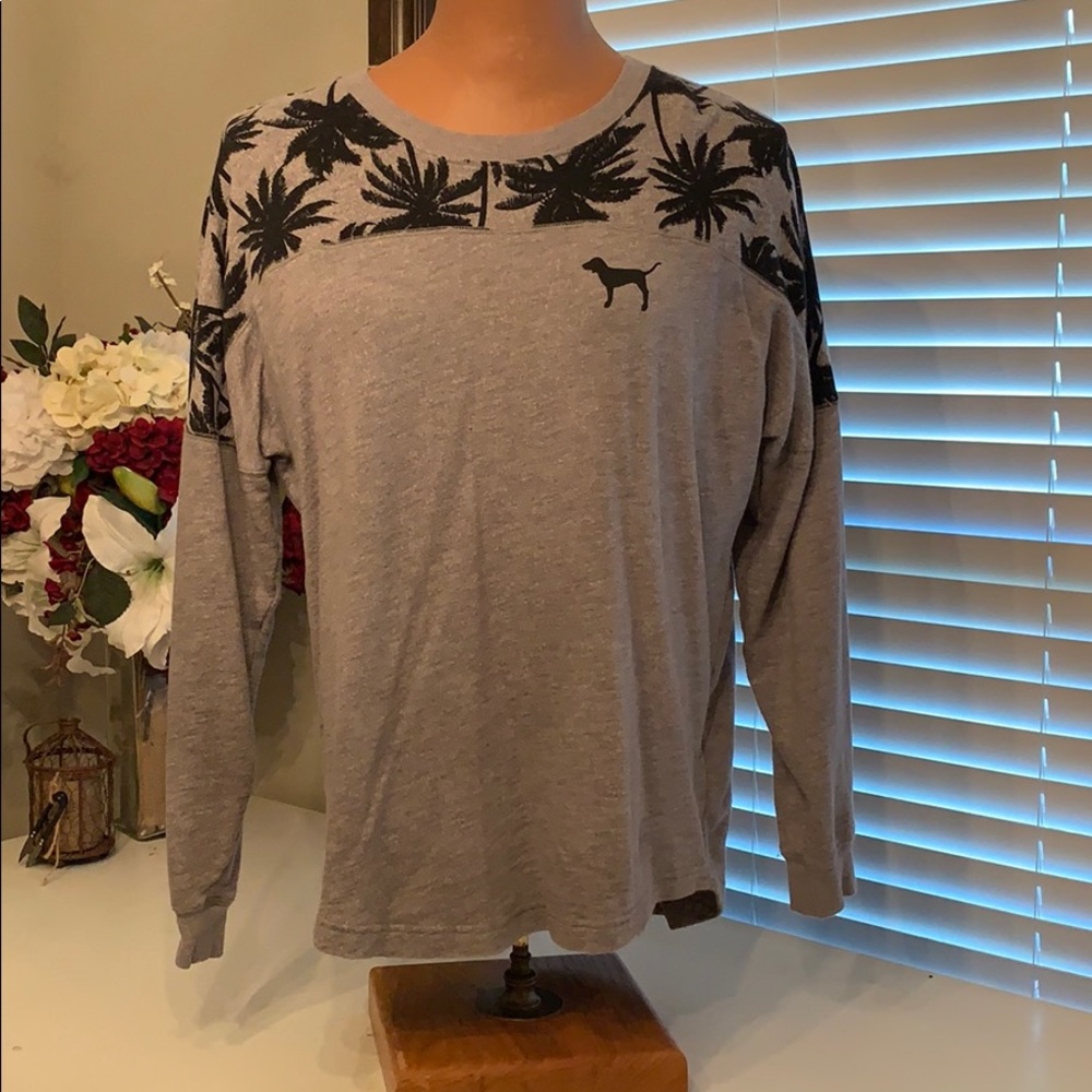 Victoria’s Secret pink gray sweatshirt